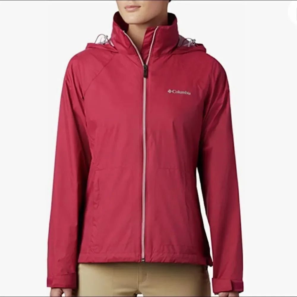 Columbia Switchback™ III Jacket hot pink packable rain wind jacket nylon Small